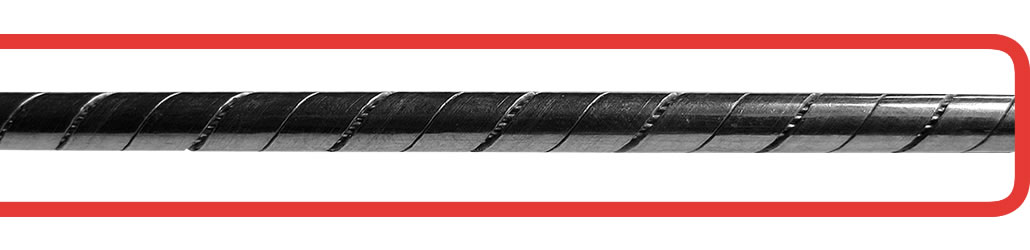 Cavo armato con filo piatto